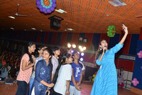 Happy Wedding Movie Team At Vishnu College